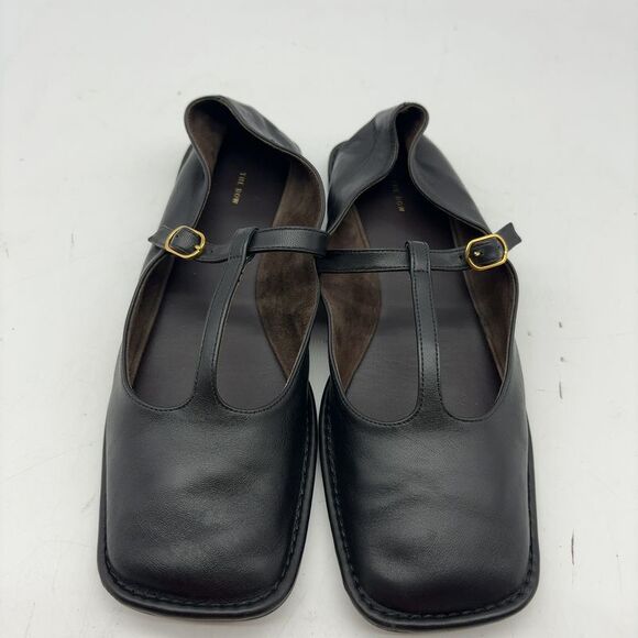 The Row Shoes - The Row T Strap Ballet Flats
